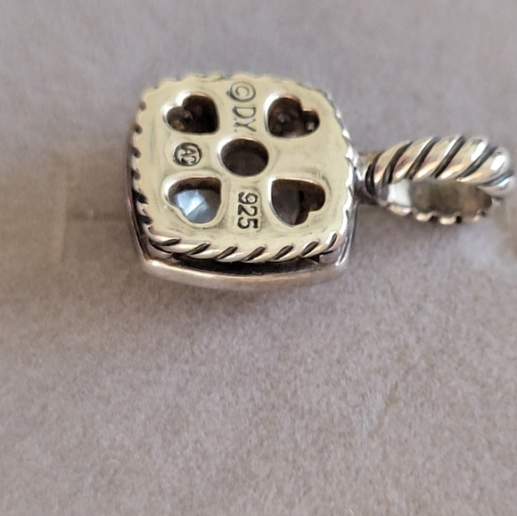 David Yurman Petite Albion Prasiolite & Diamonds pendant - Picture 6 of 13